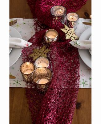 Sequin Mesh Table Runner Roll 16" x 10'