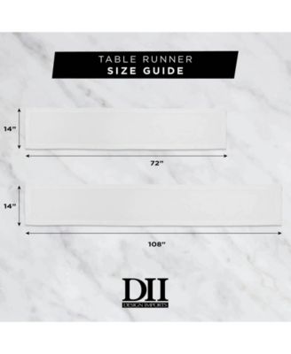 Outdoor Table Runner with Zipper 14" x 108"