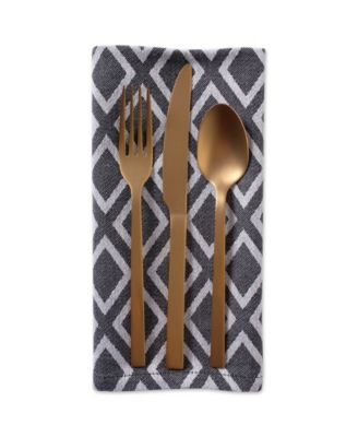 Design Imports Herringbone Napkin Set of 6