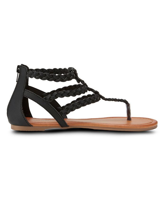 Miller braided ankle tie logo sandal sales