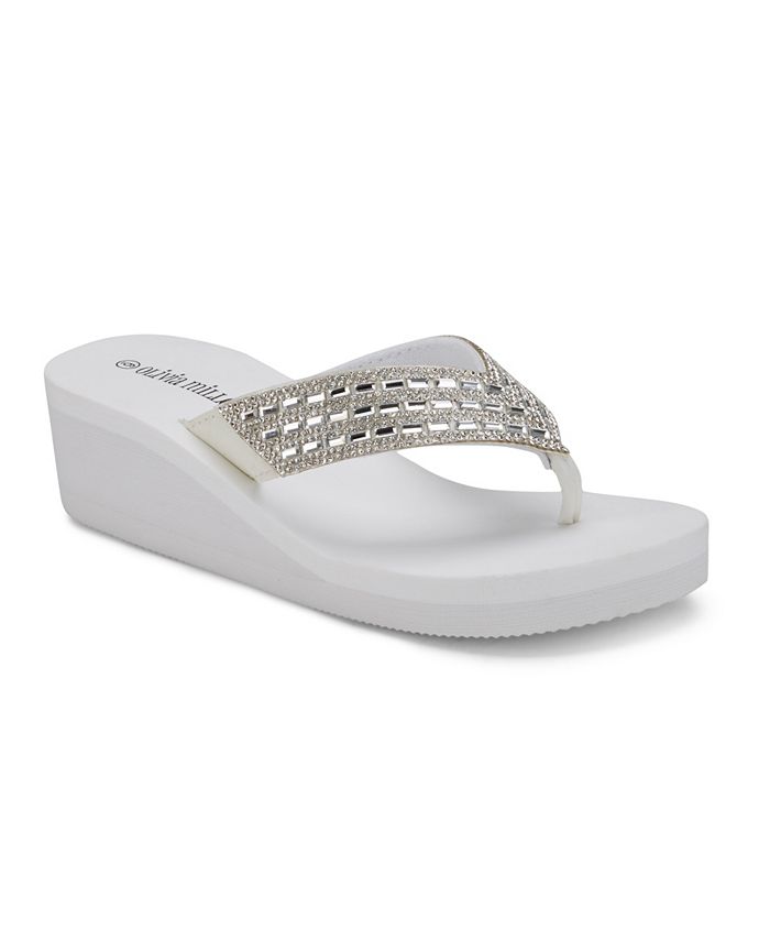 Olivia Miller Dare to Dream Wedge Sandals - Macy's