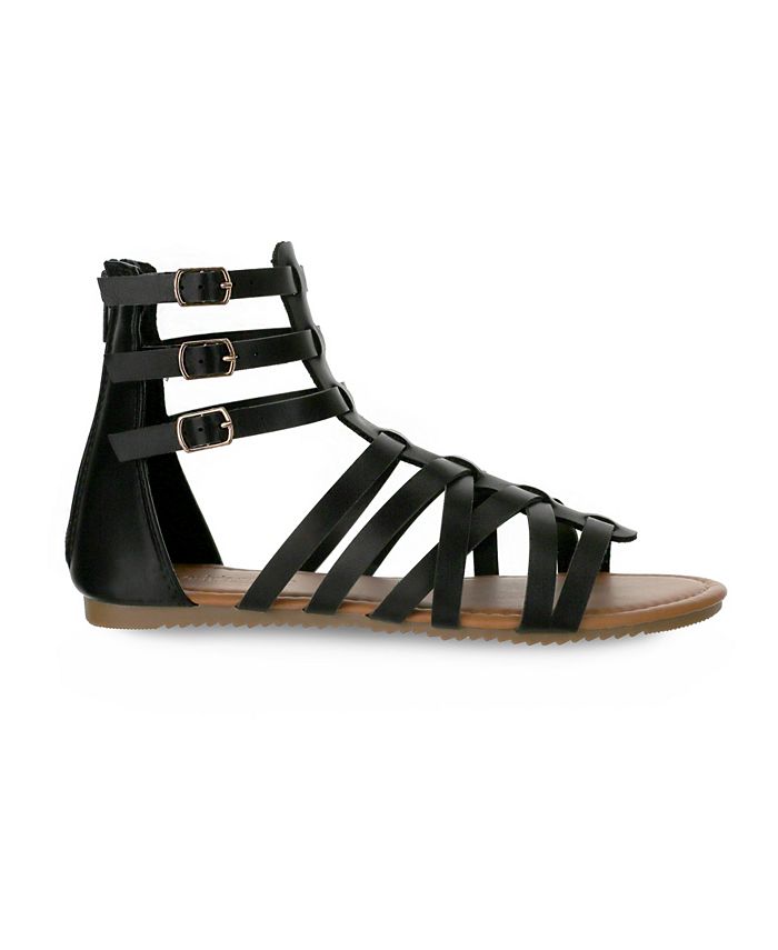 Olivia Miller Tampa Multi Strapped Gladiator Sandals - Macy's