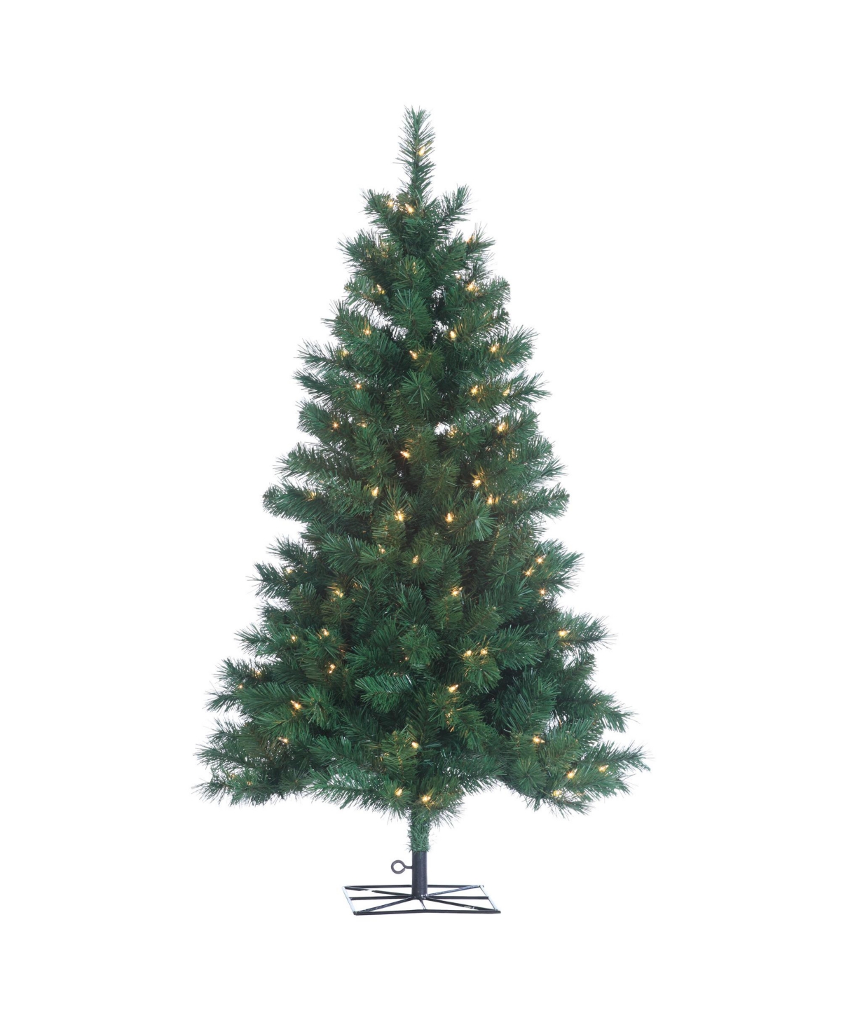 4Ft. Pre-Lit Colorado Spruce with 150 Clear Lights - Green