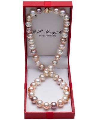 Cultured Freshwater Pearl (9-1/2mm) Collar 18" Necklace