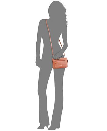 NWOT Giani Bernini women's crossbody bag shoulder bag, brown, small wallet  bonus