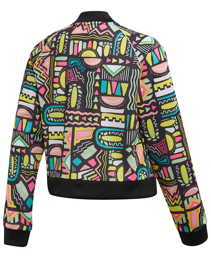 adidas printed track jacket