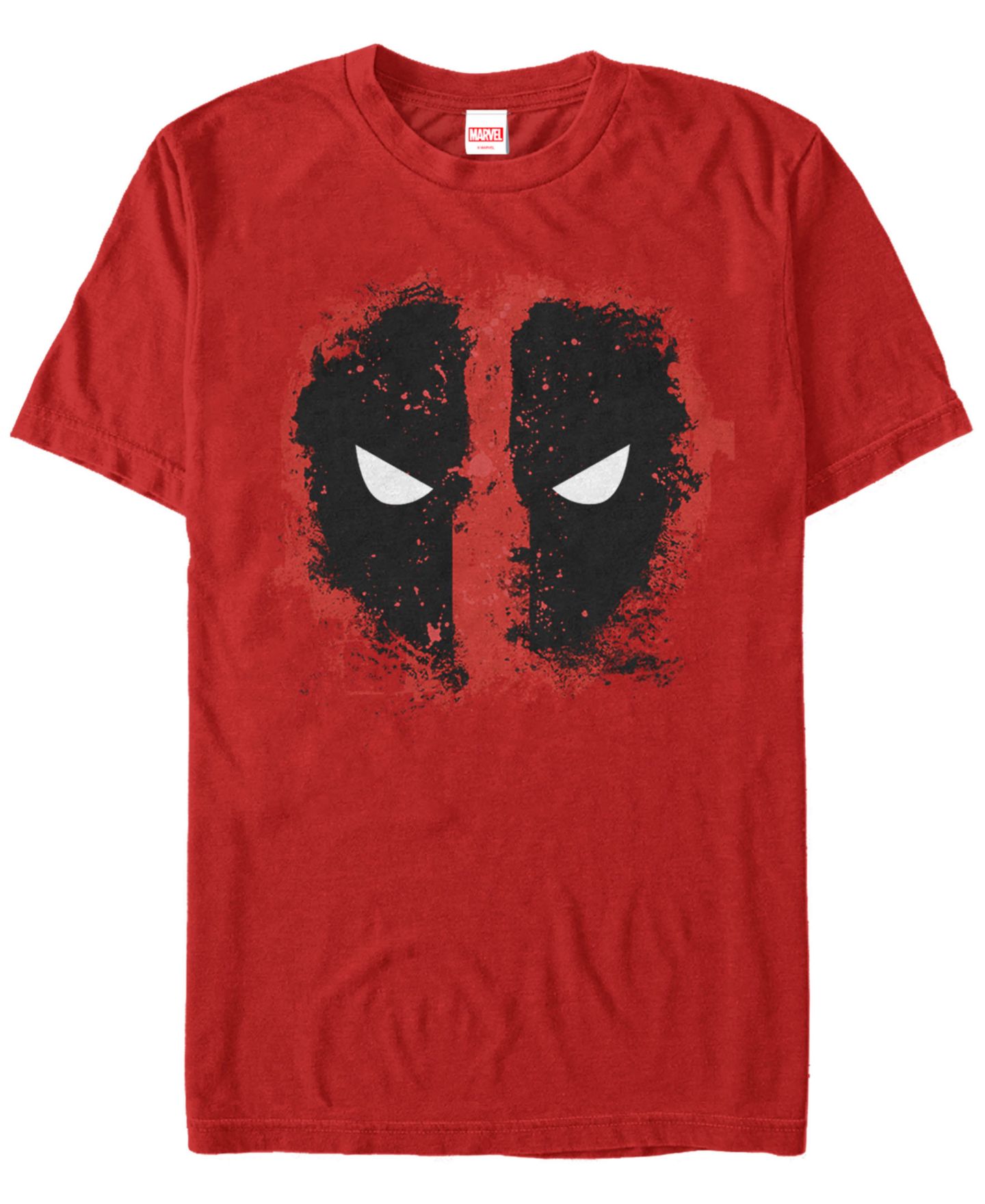 Мужская футболка Fifth Sun Marvel Comic Collection Deadpool Eyes Glare Short Sleeve, цвет: Красный — фото 1