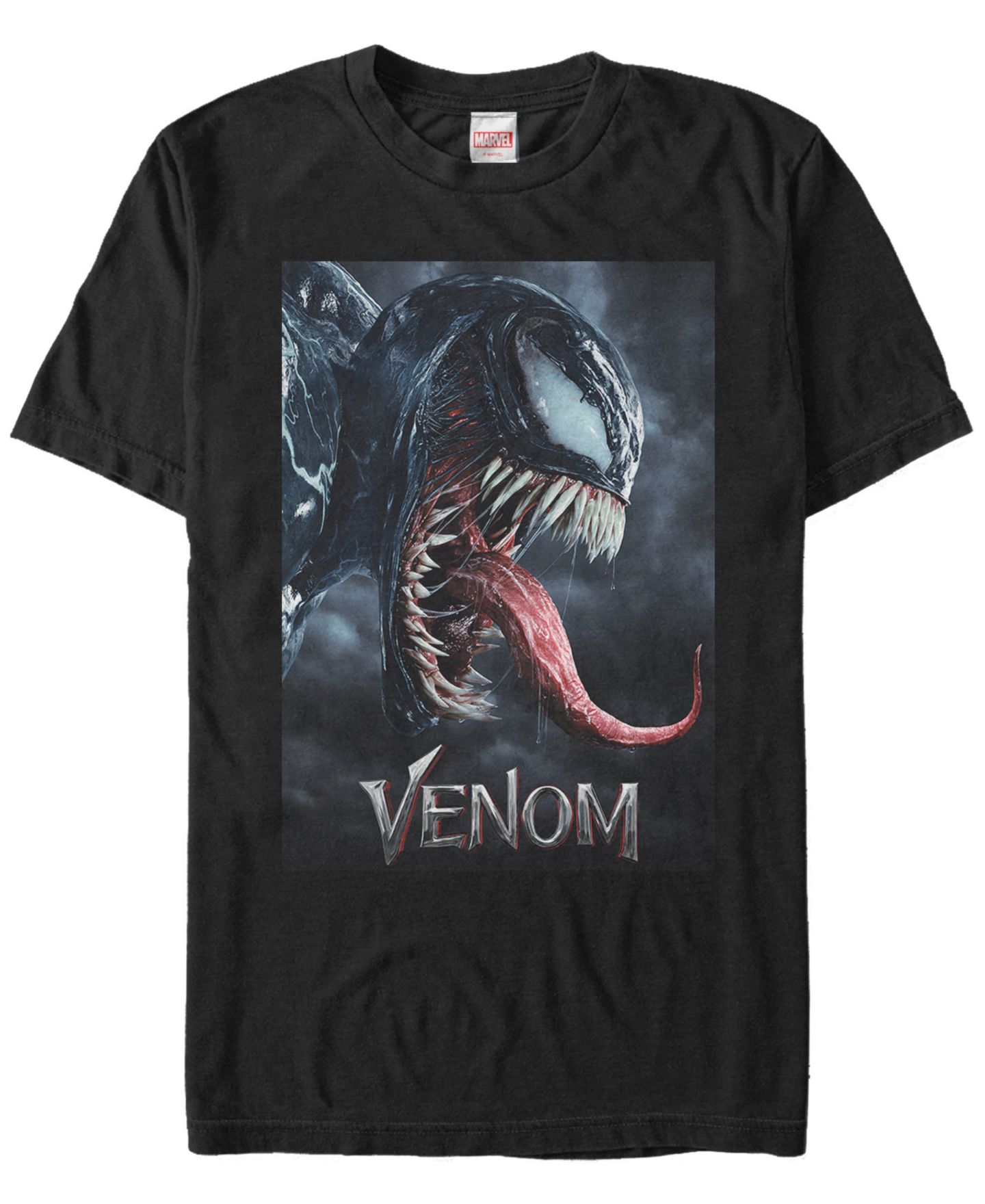 Мужская футболка Fifth Sun Marvel Venom Action Poster Short Sleeve, цвет: Чёрный — фото 2