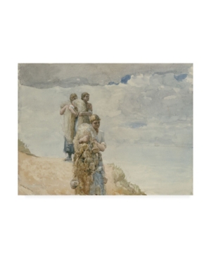 Trademark Global Winslow Homer On The Cliff, Cullercoats Canvas Art In Multi