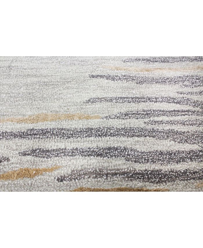 Mink CLOSEOUT! Kona Border Area Rug, 7'9" x 9'9" Rug Macy's