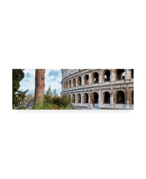 Trademark Global Philippe Hugonnard Dolce Vita Rome 2 The Colosseum Xiii Canvas Art In Multi