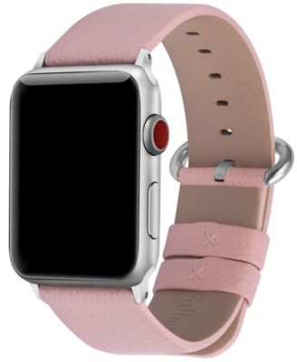 Photo 1 of Women's Solid Color Leather Apple Watch Strap 42mm