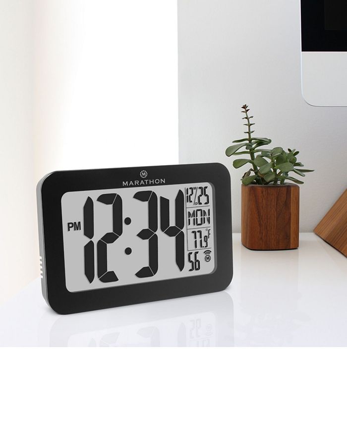 Marathon Panoramic Atomic Wall Clock Macy's