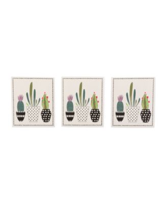 Succulents Swedish Dishcloths Set of 3