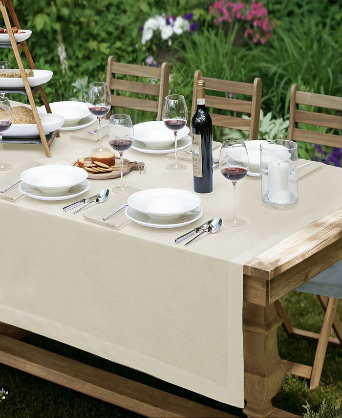 Villeroy & Boch La Classica Luxury Linen Fabric Tablecloth, 70"x146