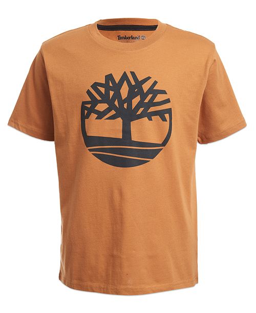 Timberland Big Boys Tree Logo T Shirt Reviews Shirts Tops