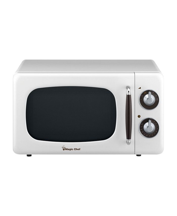 Magic Chef 0.7 Cubic Feet 700W Retro Countertop Microwave Oven Macy's