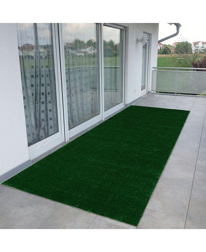 Ottomanson Evergreen Collection Indoor/Outdoor Artificial Grass, 36" x