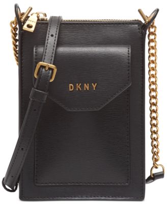 dkny alexa leather phone crossbody