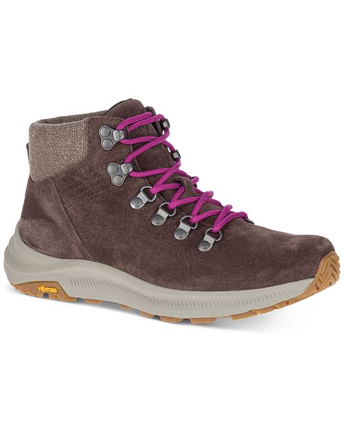 Merrell Women's Ontario Suede Mid Hiking Boots & Reviews - Athletic Shoes & Sneakers - Shoes