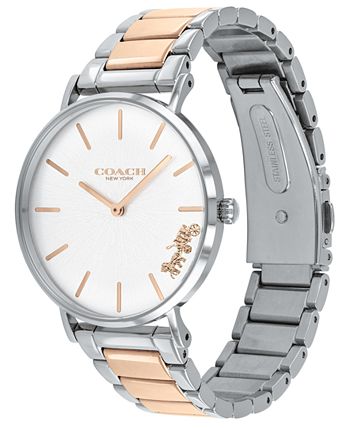 COACH - Women's Perry Two-Tone Stainless Steel Bracelet Watch 36mm
