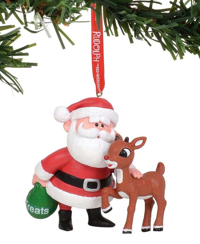 Department 56 Disney Rudolph and Santa Ornament - Macy's