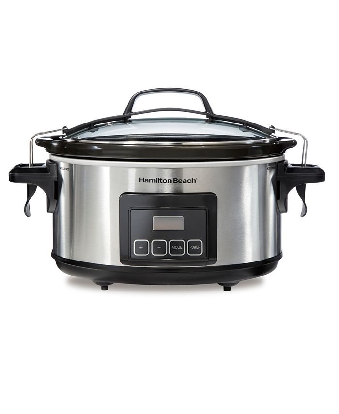 Hamilton Beach 6-qt. Stay or Go Slow Cooker with Lid Rest