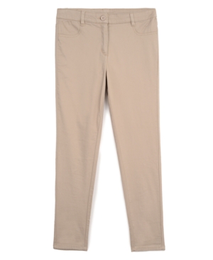 Nautica Big Girls School Uniform Sateen Pants