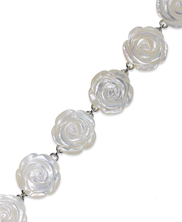 Mother of Pearl Flower Bracelet – Kraftkraken