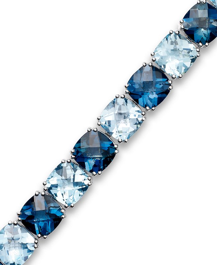 Macy's blue sale topaz bracelet