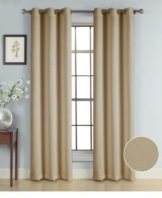 Universal Home Fashions Branch Window Panel Collection In Gray