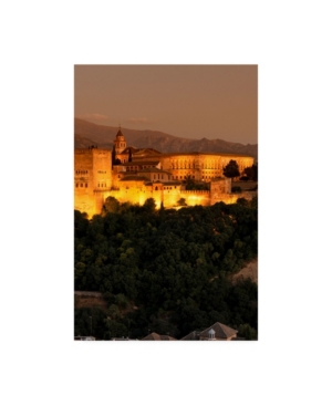 Trademark Global Philippe Hugonnard Made In Spain The Beautiful Alhambra At Night Iii Canvas Art In Multi