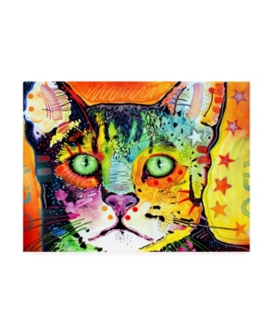 Trademark Global Dean Russo Straight Cat Canvas Art In Multi