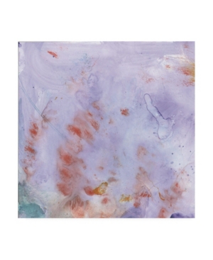 Sheila Golden Purple Wind Abstract I Canvas Art - 155