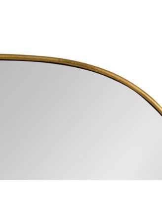Caskill Rounded Rectangle Gold Leaf Wall Mirror - 24" x 36"