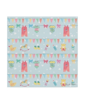 Farida Zaman Happy Baby Pattern Viic Canvas Art - 155