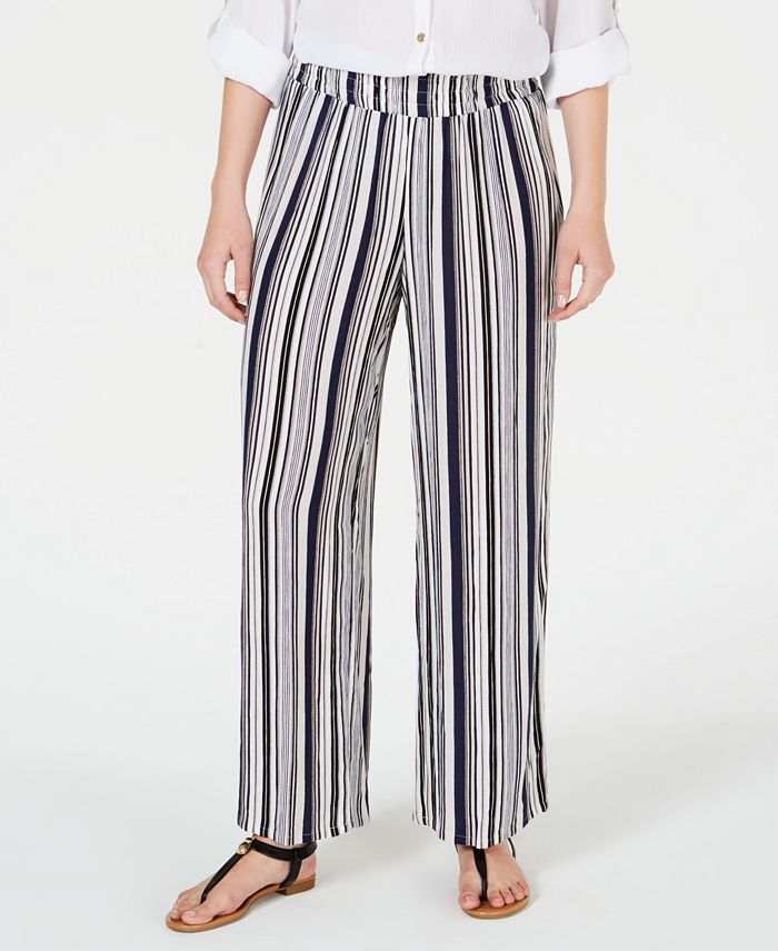 printed pull on pants
