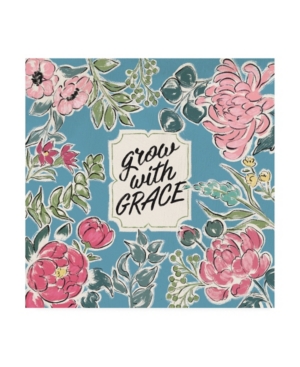 Janelle Penner Live in Bloom Iv Blue Canvas Art - 155