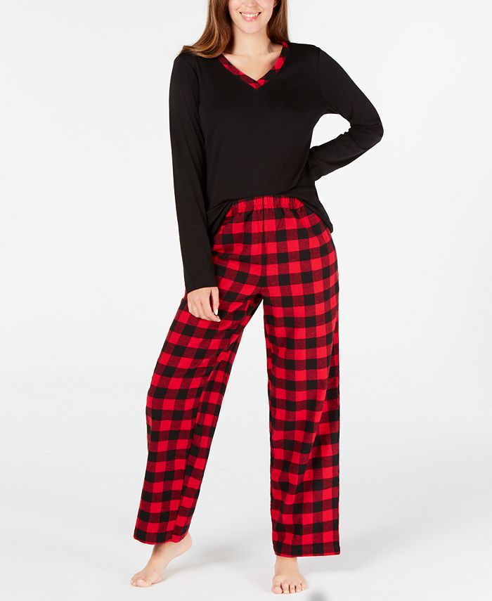 Macys buffalo plaid 2025 pajamas
