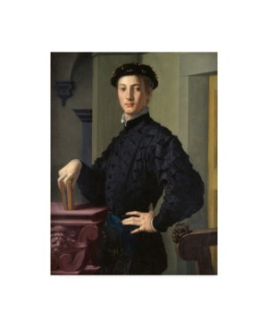 Trademark Global Agnolo Bronzino Portrait Of A Young Man Bronzin Canvas Art In Multi