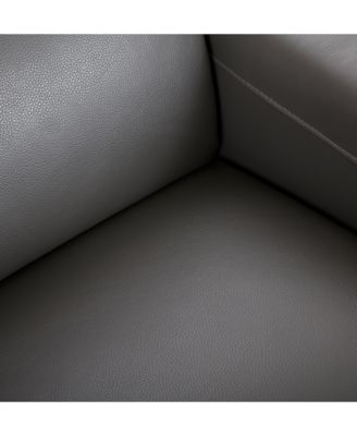 Nevio 39" Leather Power Recliner with Rachet Headrest