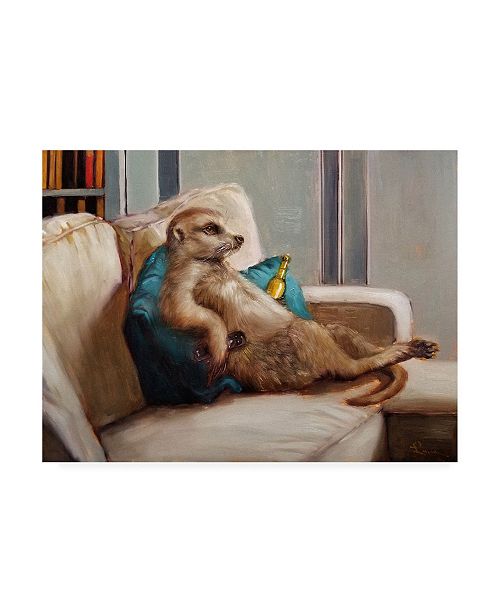 Trademark Global Lucia Hefferna Couch Potato Canvas Art 19 5 X 26 Reviews All Wall Decor Home Decor Macy S