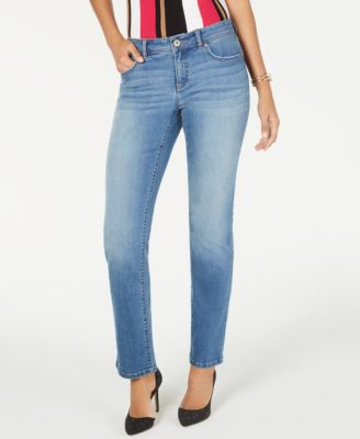 INC International Concepts INC Straight-Leg Jeans with Tummy Control ...