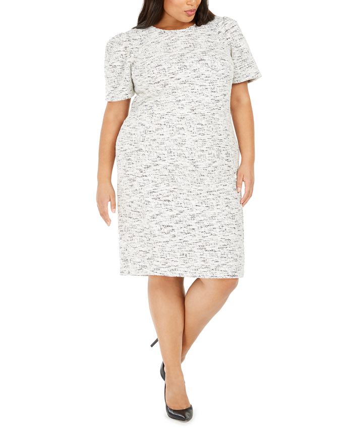 Calvin klein cheap tweed dress