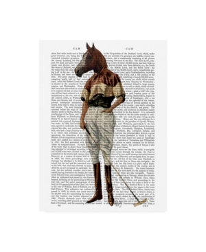Trademark Global Fab Funky Polo Horse, Full Canvas Art In Multi