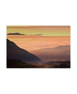 Trademark Global Dan Ballard Fog Mountains Canvas Art In Multi