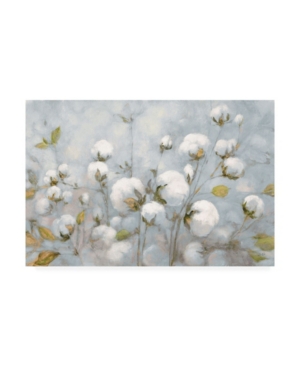 Julia Purinton Cotton Field Blue Gray Canvas Art - 20