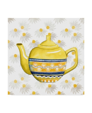 Shop Trademark Global Grace Popp Sweet Teapot V Canvas Art In Multi