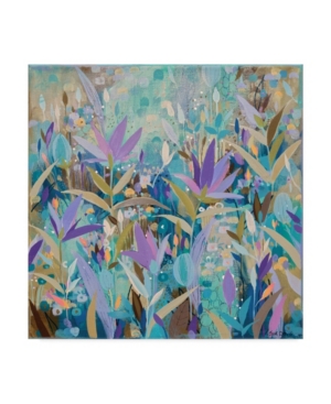Trademark Global Sue Davis Purple Garden Abstract Modern Canvas Art In Multi