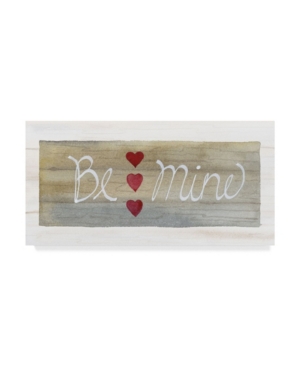 Kathleen Parr Mckenna Rustic Valentine be Mine Canvas Art - 20